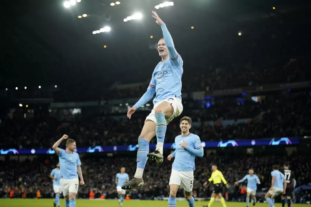 Haaland se desata con 5 goles, Man City avanza thumbnail