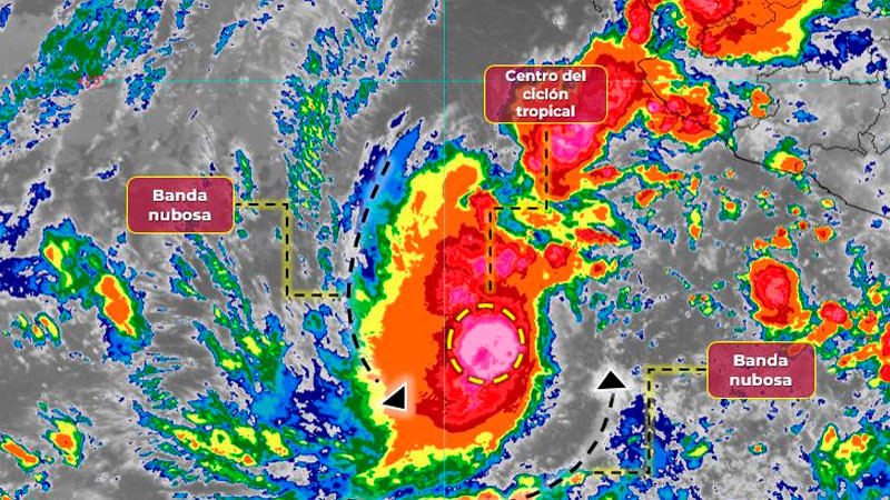 Tormenta tropical Lidia se fortalece al suroeste de las costas de Colima y Michoacán thumbnail