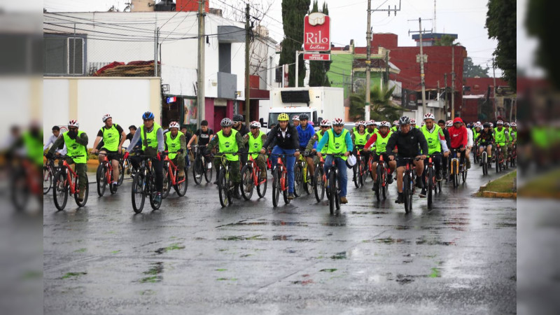 Más de 300 ciclistas se unen a la rodada En Bici Contra las Adicciones en Uruapan thumbnail